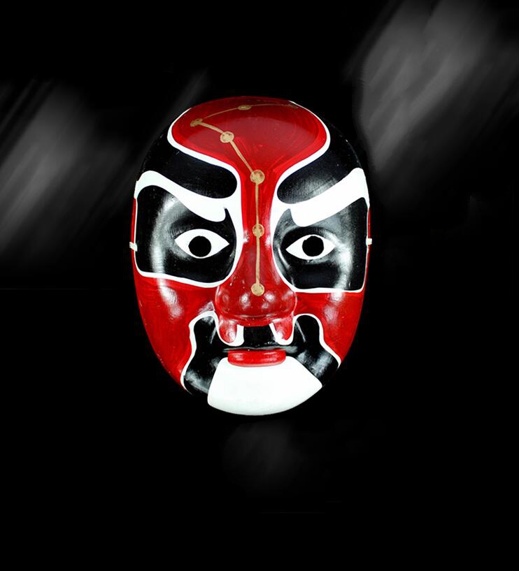 京剧脸谱之关羽，文化传承的生命美