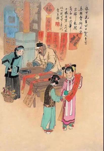 中国年画：《古代风俗百图》那时候年味正浓
