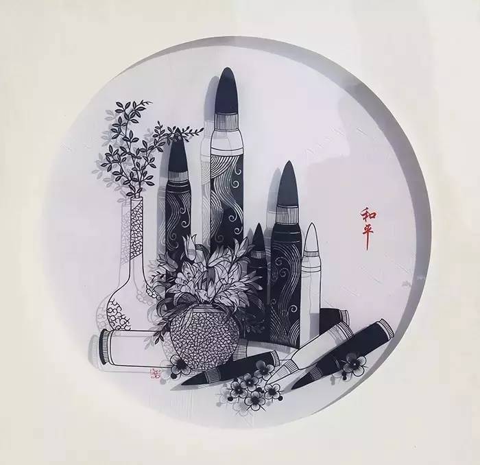 剪纸艺术作品:一次镂空一根线条的信仰!