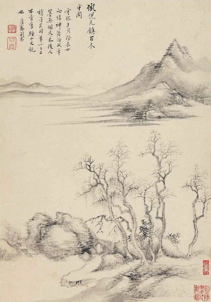 国画山水图集(41张)，高清国画图片欣赏