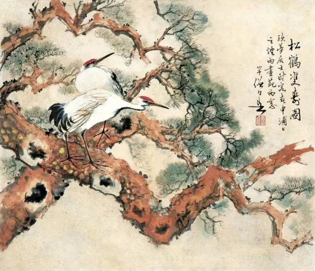 中国国画艺术：绝美花鸟国画图片