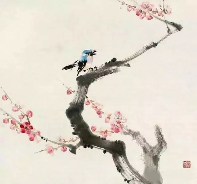 中国国画艺术：绝美花鸟国画图片