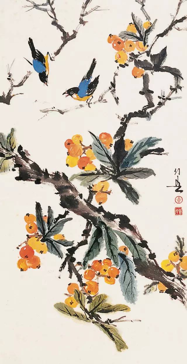 中国国画艺术：绝美花鸟国画图片