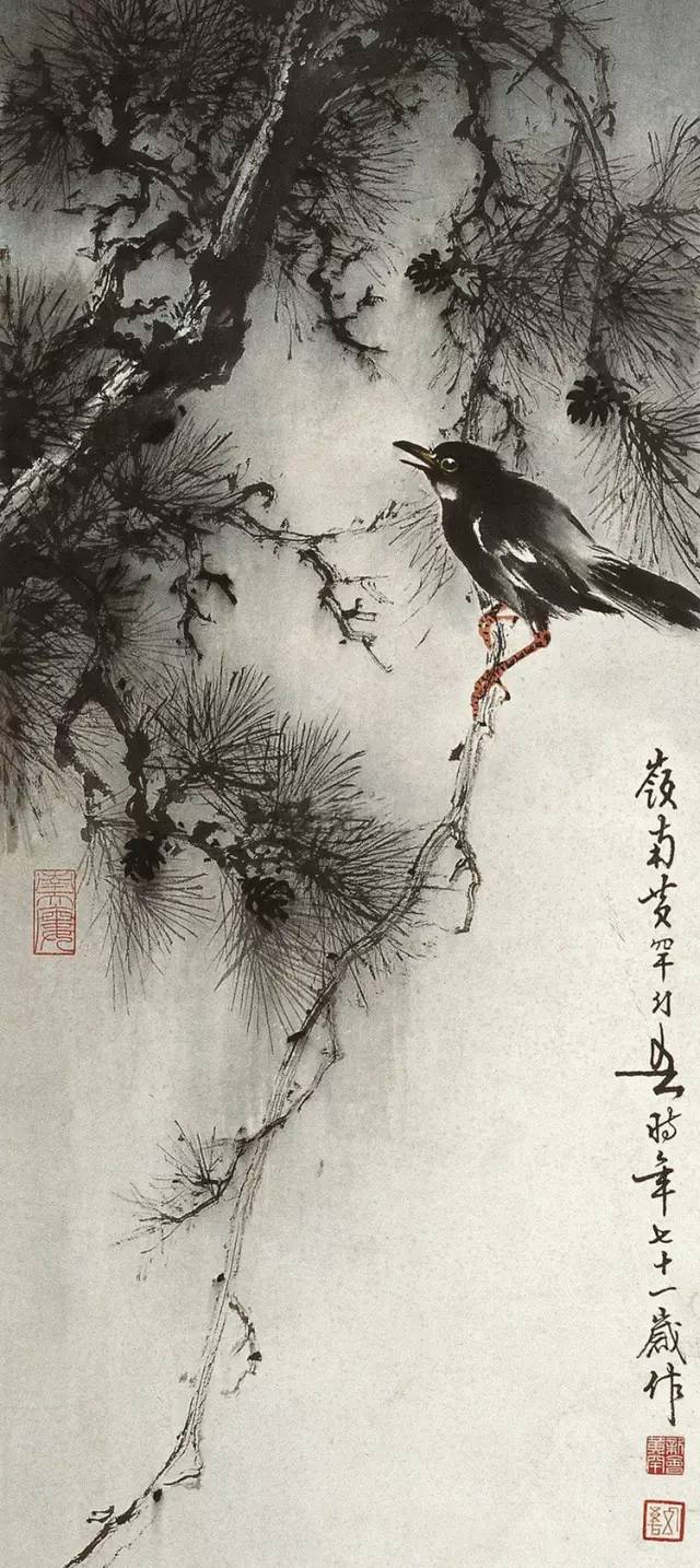 中国国画艺术：绝美花鸟国画图片