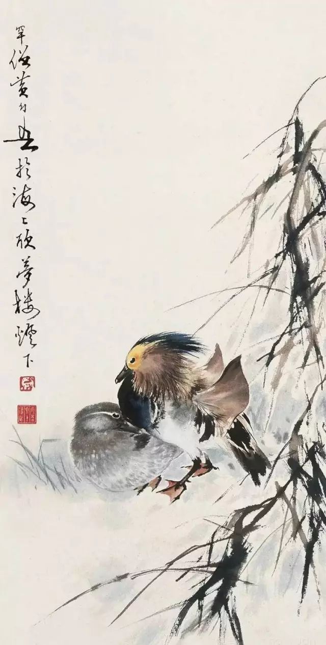 中国国画艺术：绝美花鸟国画图片