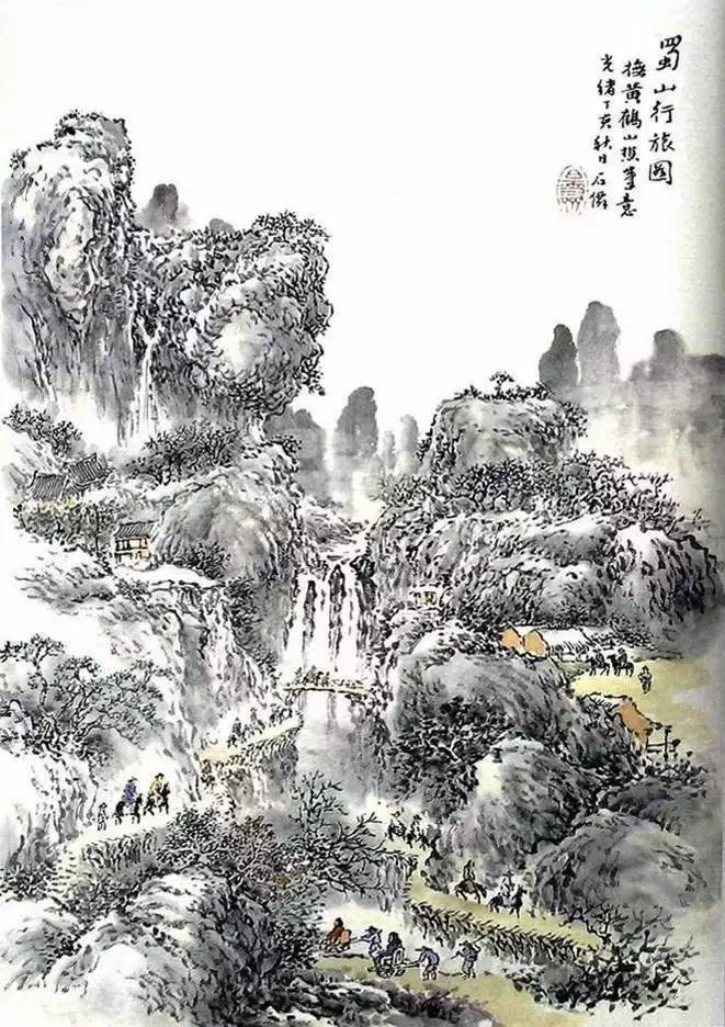 《芥子园画谱》山水集合，精选赏析！