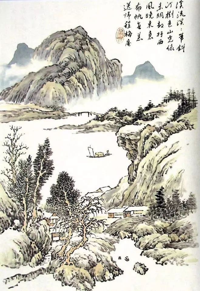 《芥子园画谱》山水集合，精选赏析！